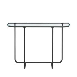 Urbn-Living Urbnliving 112Cm Width Curved Entry Console Foyer Side Sofa Accent Table Entryway Living Room - thumbnail 2