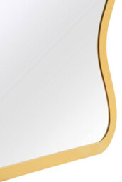Mirroroutlet The Fluctus Gold Metal Wavy Framed Garden Wall Mirror 170Cm X 80Cm - thumbnail 5