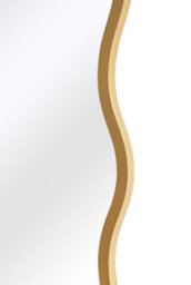 Mirroroutlet The Fluctus Gold Metal Wavy Framed Garden Wall Mirror 170Cm X 80Cm - thumbnail 4
