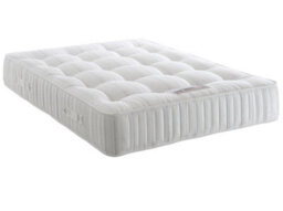Divan Base Direct Dura Beds Balmoral Damask 1000 Pocket Sprung Divan Bed Set 5Ft King Large End Drawer- Wool Clay - thumbnail 3