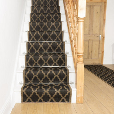 Trellis Stair Runner - Hardwearing, Non-Slip & Durable Carpet For Stairs & Staircases, Multiple Lengths - image 1