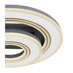 Luminosa Lighting Luminosa Jack Integrated Led Semi Flush Ceiling Light White Led Dimmable 2700-6000K Remote Control - thumbnail 4