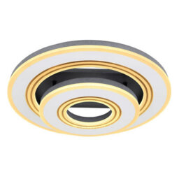 Luminosa Lighting Luminosa Jack Integrated Led Semi Flush Ceiling Light White Led Dimmable 2700-6000K Remote Control - thumbnail 5