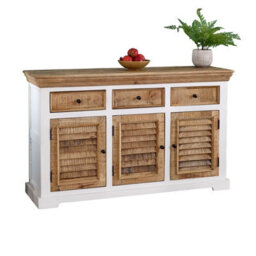 Buttercup Farm Alfie Sideboard - 3 Drawer & 3 Doors - Mango Wood - L45 X W140 X H85 Cm