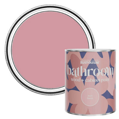 Rust-Oleum Dusky Pink Matt Bathroom Wood & Cabinet Paint 750Ml - image 1