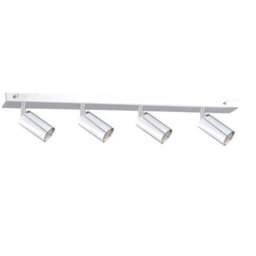 Luminosa Lighting Luminosa Eye Ceiling Spotlight Bar Silver, 60Cm, 4X Gu10