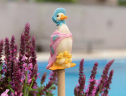 Jardinopia Beatrix Potter Jemima Puddle-Duck Cane Or Stake Topper (Ccbp0003C) - L4.5 X W6 X H9.5 Cm - thumbnail 4