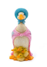 Jardinopia Beatrix Potter Jemima Puddle-Duck Cane Or Stake Topper (Ccbp0003C) - L4.5 X W6 X H9.5 Cm - thumbnail 6