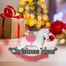 Christmas Tree Decoration Rocking Horse 10X10. 5X2. - thumbnail 5