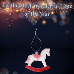 Christmas Tree Decoration Rocking Horse 10X10. 5X2. - thumbnail 3