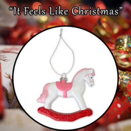 Christmas Tree Decoration Rocking Horse 10X10. 5X2. - thumbnail 7