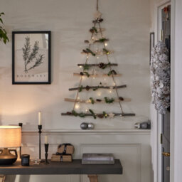 Dibor Traditional Nordic Pine Xmas Decor Christmas Tree Ladder Hanging Decoration - thumbnail 4