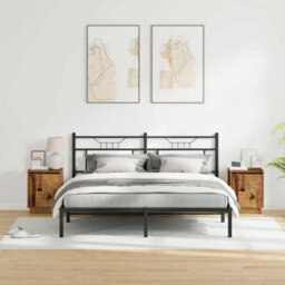 Berkfield Bedside Cabinets With Led Lights 2 Pcs Old Wood 39X34,5X50 Cm - thumbnail 5