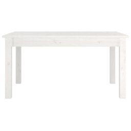 Walplus Coffee Table White 80X50X40 Cm Solid Wood Pine - thumbnail 3