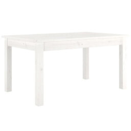 Walplus Coffee Table White 80X50X40 Cm Solid Wood Pine - thumbnail 2