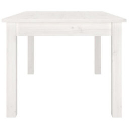 Walplus Coffee Table White 80X50X40 Cm Solid Wood Pine - thumbnail 4