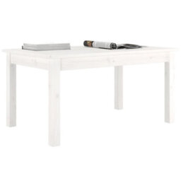 Walplus Coffee Table White 80X50X40 Cm Solid Wood Pine - thumbnail 6