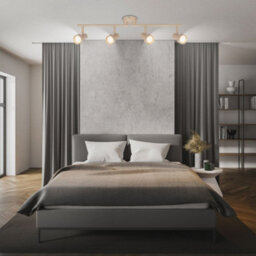 Briloner Beige 4 Way Ceiling Light Spotlight Lamp Adjustable Hallway Kitchen Living Room 60,5Cm - thumbnail 6