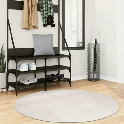 Walplus Rug Iza Short Pile Scandinavian Look Cream 120 Cm - image 1