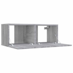 Berkfield Sturdy Tv Cabinet Grey Sonoma 80X30X30 Cm Engineered Wood - thumbnail 6