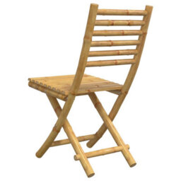 Berkfield Folding Garden Chairs 2 Pcs 43X54X88 Cm Bamboo - thumbnail 7