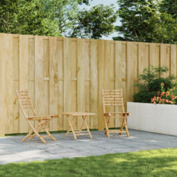 Berkfield Folding Garden Chairs 2 Pcs 43X54X88 Cm Bamboo - thumbnail 3
