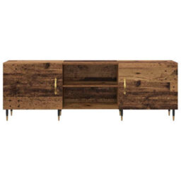 Berkfield Tv Cabinet Old Wood 150 X 30 X 50 Cm Engineered Wood - thumbnail 6