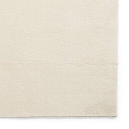 Bay Cream Modern Plain Shaggy Washable Rug By Think Rugs-80Cm X 150Cm - thumbnail 5