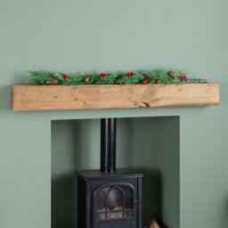 Samuel Alexander 1.50M Pine And Red Berry Christmas Garland With Pinecones