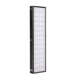Living And Home 6 Panel Black Wooden Framed Room Divider Privacy Screen Room Partition H 180 Cm X W 270 Cm - thumbnail 6