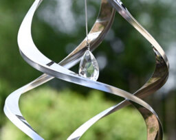 Home 2 Garden Stainless Steel Crystal Nova Wind Spinner - thumbnail 3