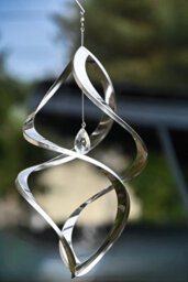 Home 2 Garden Stainless Steel Crystal Nova Wind Spinner - thumbnail 4