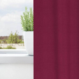 Berkfield Modern Curtains With Curtains 2 Pcs Wine Red 260 X 140 Cm Polyester - thumbnail 3
