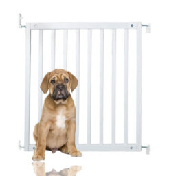 Bettacare Simply Secure Wooden Screw Fit Gate, 72Cm - 79Cm, White, Wooden Dog Gate Gate, Screw Fit Pet Stair Gate, Puppy Gate - thumbnail 1