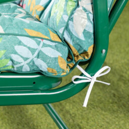 Alfresia Alexandra Green Leaf Garden Swing Seat Cushion - Classic Style - thumbnail 5