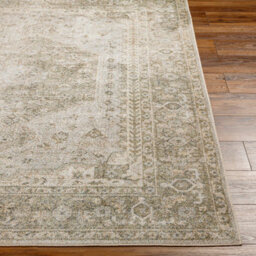 Livabliss Round Lillian-Washable Orange Brown Traditional Vintage Boho Living Dining Rug 200 X 200 Cm Easy Care, Non Shedding - thumbnail 5