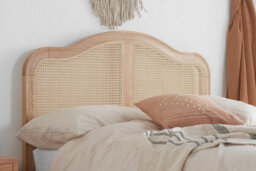 Save On Goods UK 6Ft Super King French Style,oak & Rattan Wood Wooden Bed Frame Bedstead - thumbnail 2
