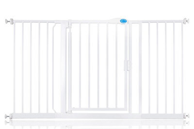 Bettacare Auto Close Stair Gate, 147Cm - 154Cm, White, Pressure Fit Safety Gate, Baby Gate - image 1