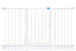 Bettacare Auto Close Stair Gate, 147Cm - 154Cm, White, Pressure Fit Safety Gate, Baby Gate - thumbnail 1