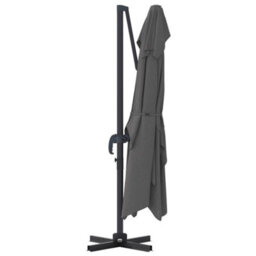 Berkfield Modern Cantilever Roma Parasol Anthracite 352X251X260 Cm Aluminium - thumbnail 7