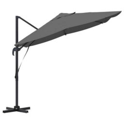 Berkfield Modern Cantilever Roma Parasol Anthracite 352X251X260 Cm Aluminium - thumbnail 6