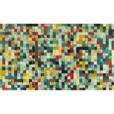 Kleen-Tex Wash+Dry Design Rug Mosaic 70X120 - image 1