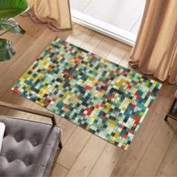 Kleen-Tex Wash+Dry Design Rug Mosaic 70X120 - thumbnail 2