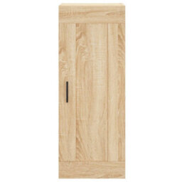 Berkfield Highboard Sonoma Oak 34.5X34X180 Cm Engineered Wood - thumbnail 7