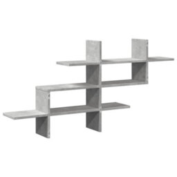 Berkfield Wall Shelf Concrete Grey 124.5X18X60.5 Cm Engineered Wood - thumbnail 6