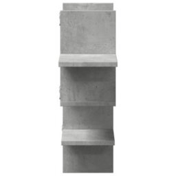 Berkfield Wall Shelf Concrete Grey 124.5X18X60.5 Cm Engineered Wood - thumbnail 5