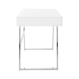 Furniture in Fashion Aspen High Gloss Laptop Desk With 3 Drawers In White - thumbnail 6
