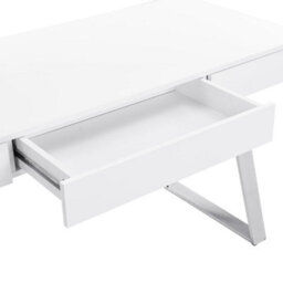 Furniture in Fashion Aspen High Gloss Laptop Desk With 3 Drawers In White - thumbnail 8