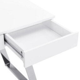Furniture in Fashion Aspen High Gloss Laptop Desk With 3 Drawers In White - thumbnail 9