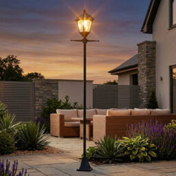 Victoriana Solar Garden Lamp Post Light - thumbnail 1